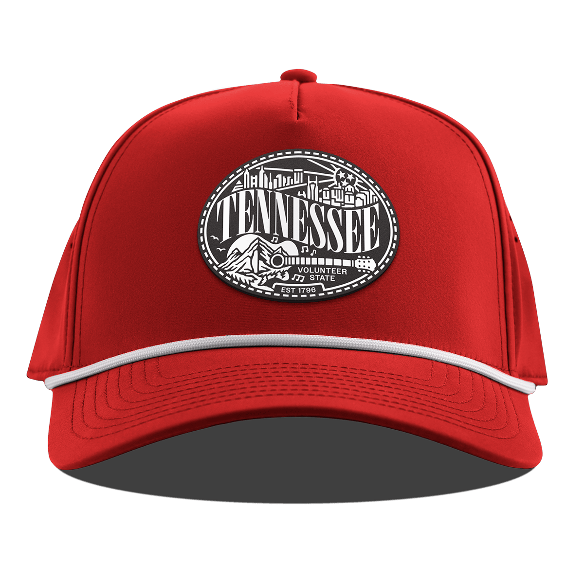 Tennessee Traveler Curved 5 Panel Rope Red