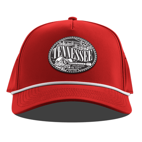 Tennessee Traveler Curved 5 Panel Rope Red