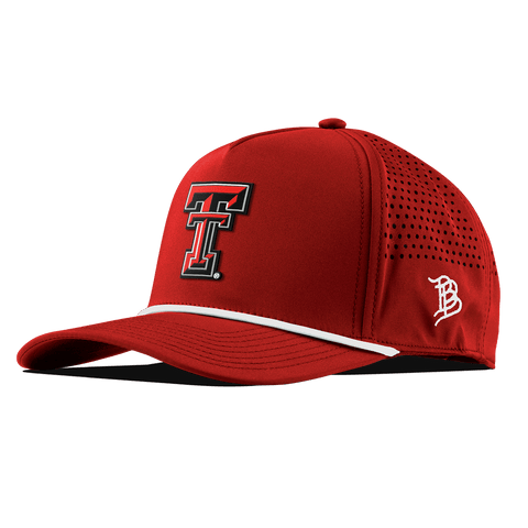 Texas Tech University "Texas Tech Team Logo" Curved 5 Panel Rope Red