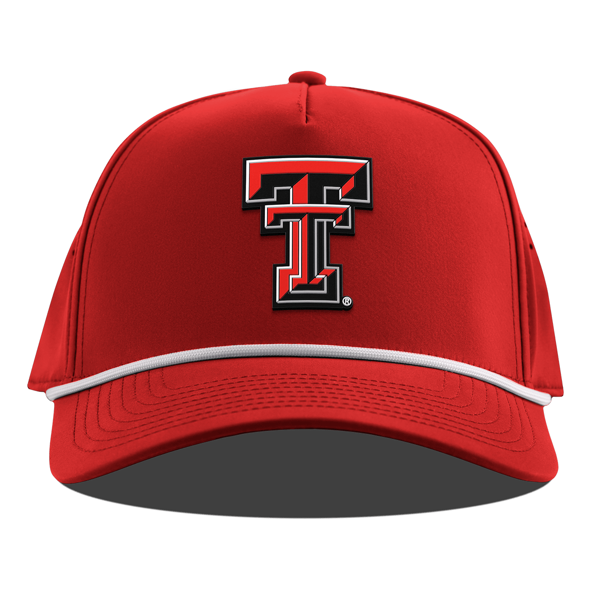 Texas Tech University "Texas Tech Team Logo" Curved 5 Panel Rope Red