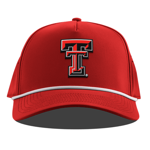 Texas Tech University "Texas Tech Team Logo" Curved 5 Panel Rope Red