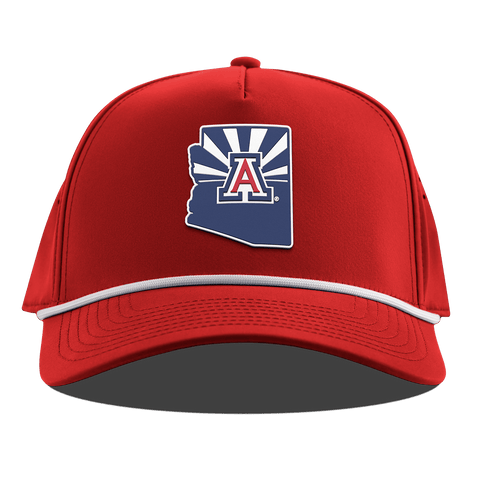 University of Arizona "The Tucson" Curved 5 Panel Rope Red