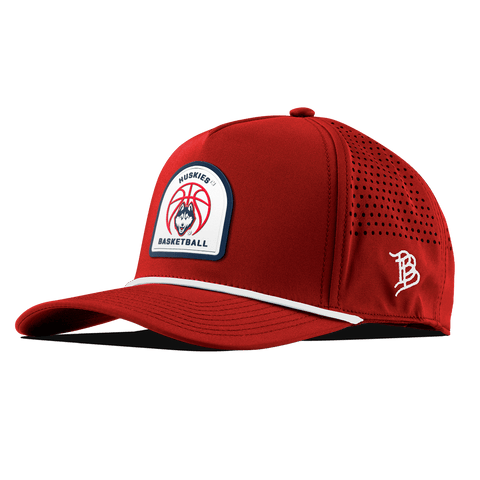 University of Connecticut "UConn Basketball" Curved 5 Panel Rope Red