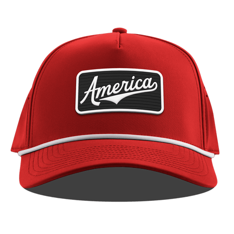 Vintage America Badge Curved 5 Panel Rope