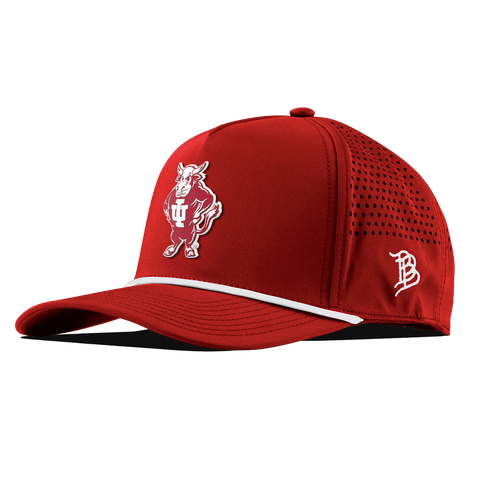 Indiana University "Vintage Bison" Curved 5 Panel Rope Red