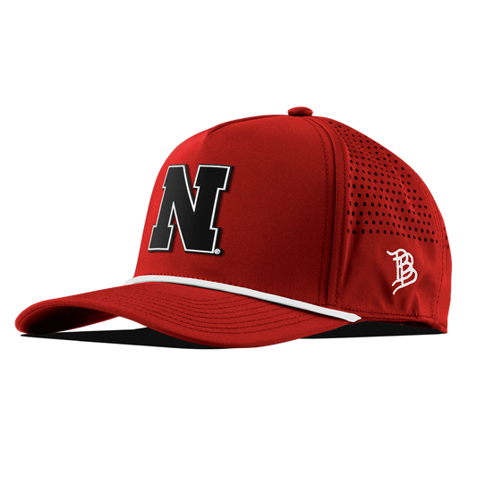 University of Nebraska "Vintage Nebraska Team Logo" Curved 5 Panel Rope Red 