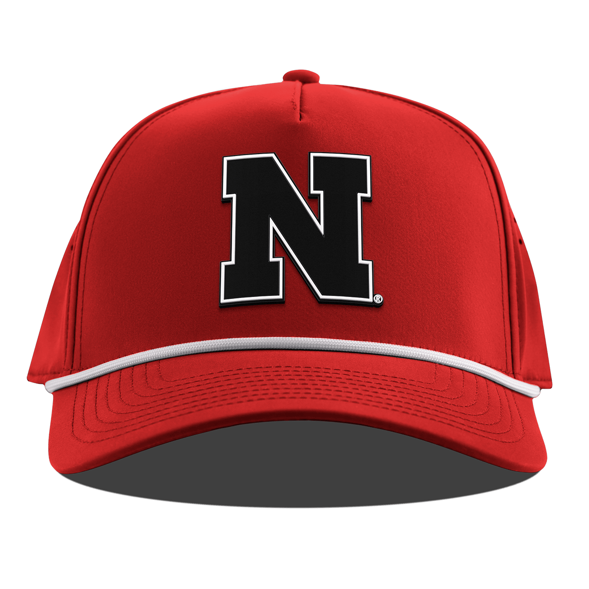 University of Nebraska "Vintage Nebraska Team Logo" Curved 5 Panel Rope Red 