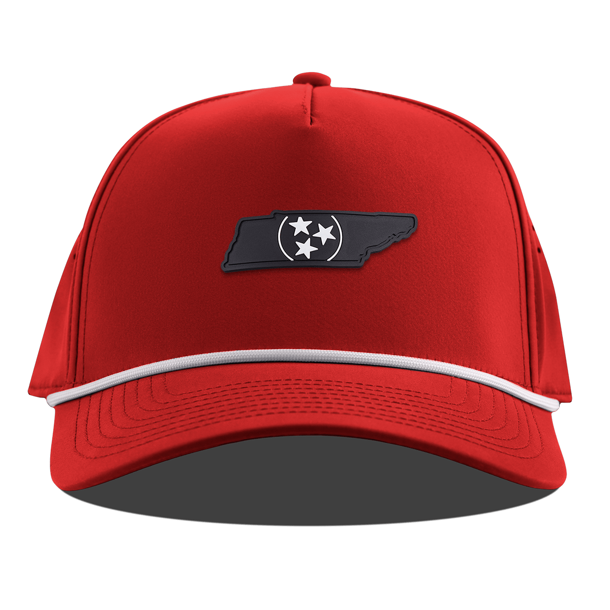 Tennessee Vintage Curved 5 Panel Rope Red