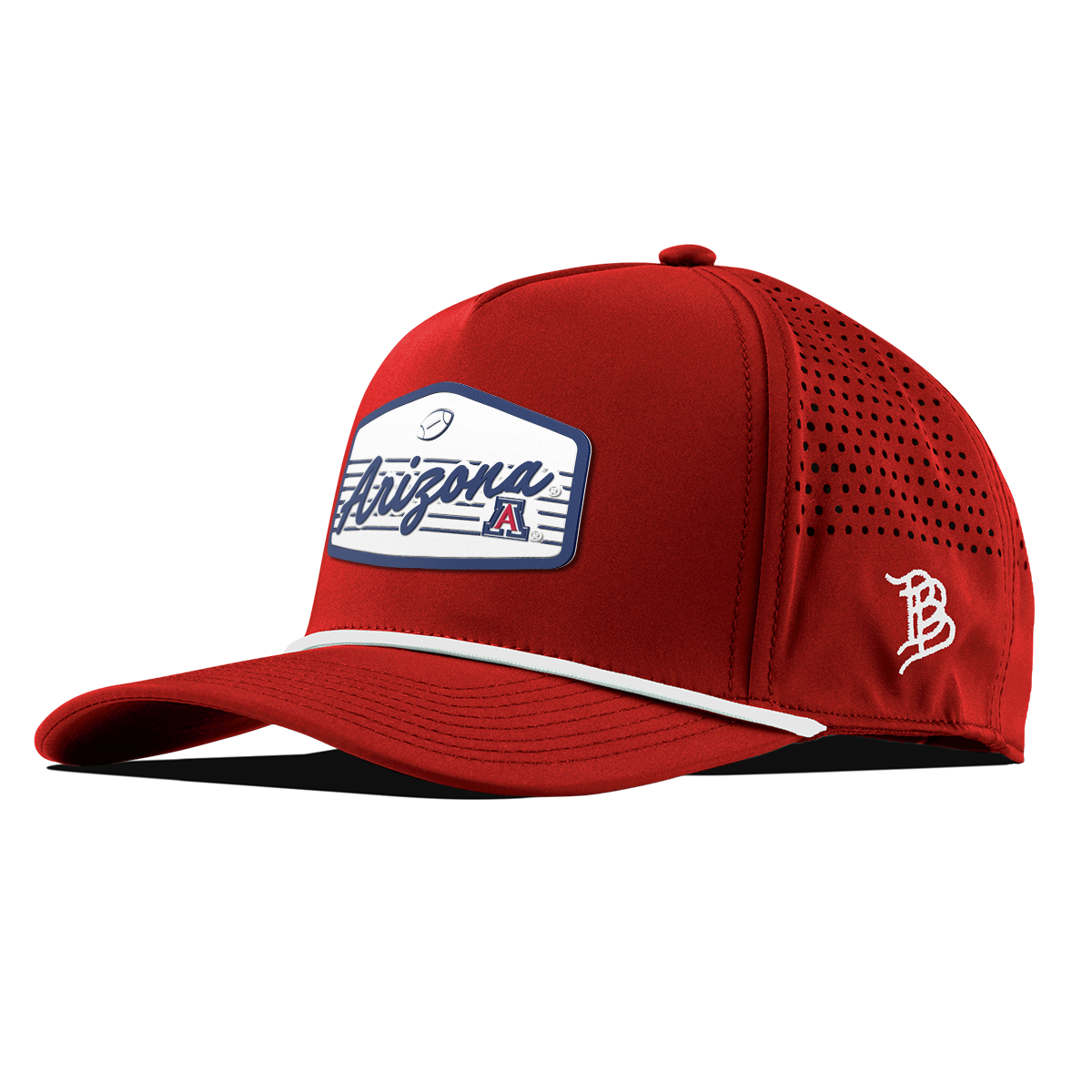 University of Arizona "Wildcats Football" Curved 5 Panel Rope Red