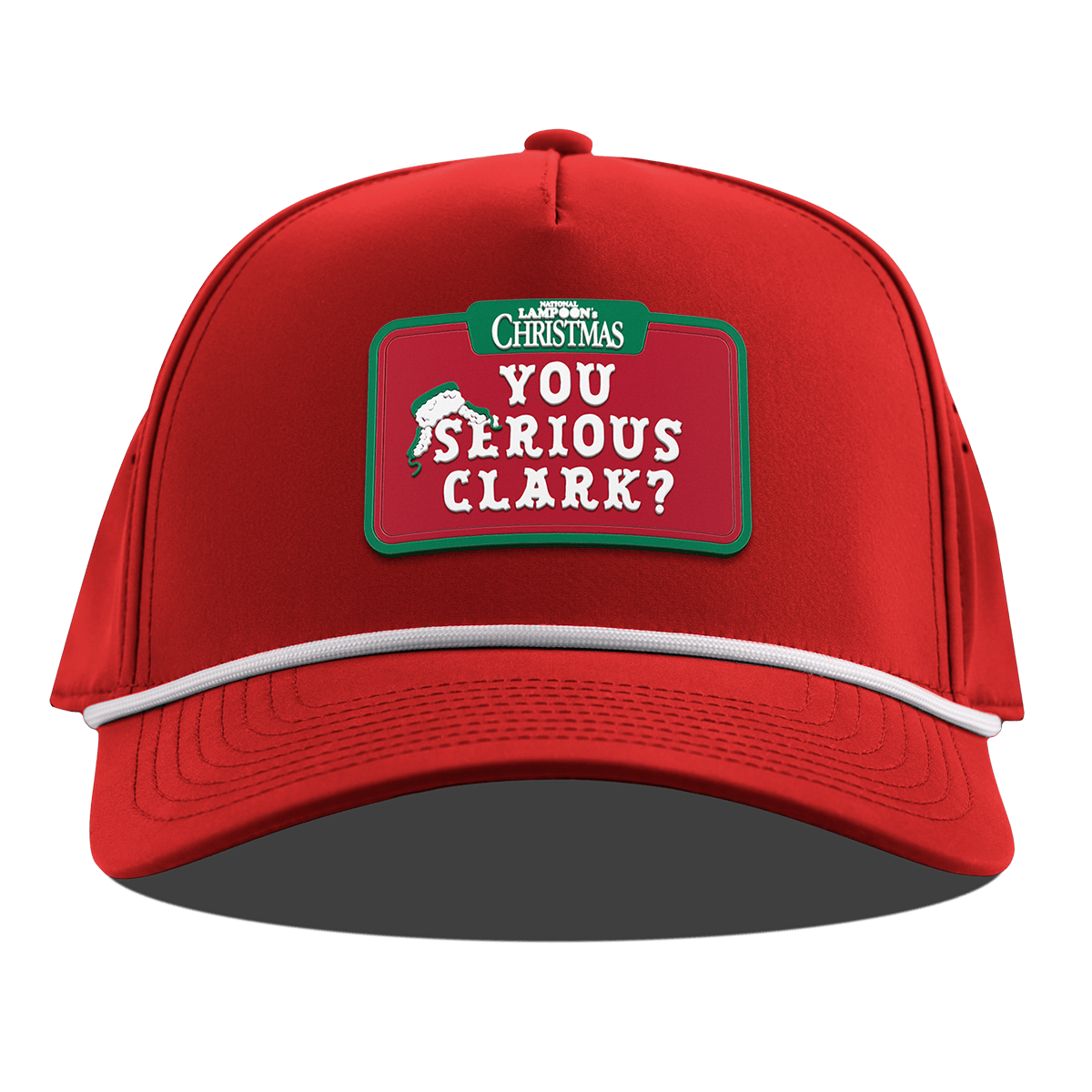 National Lampoon "You Serious Clark?" Curved 5 Panel Rope Red