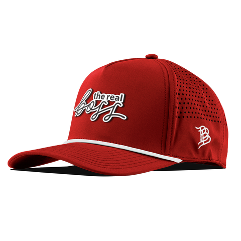 The Real Boss Curved 5 Panel Rope Red