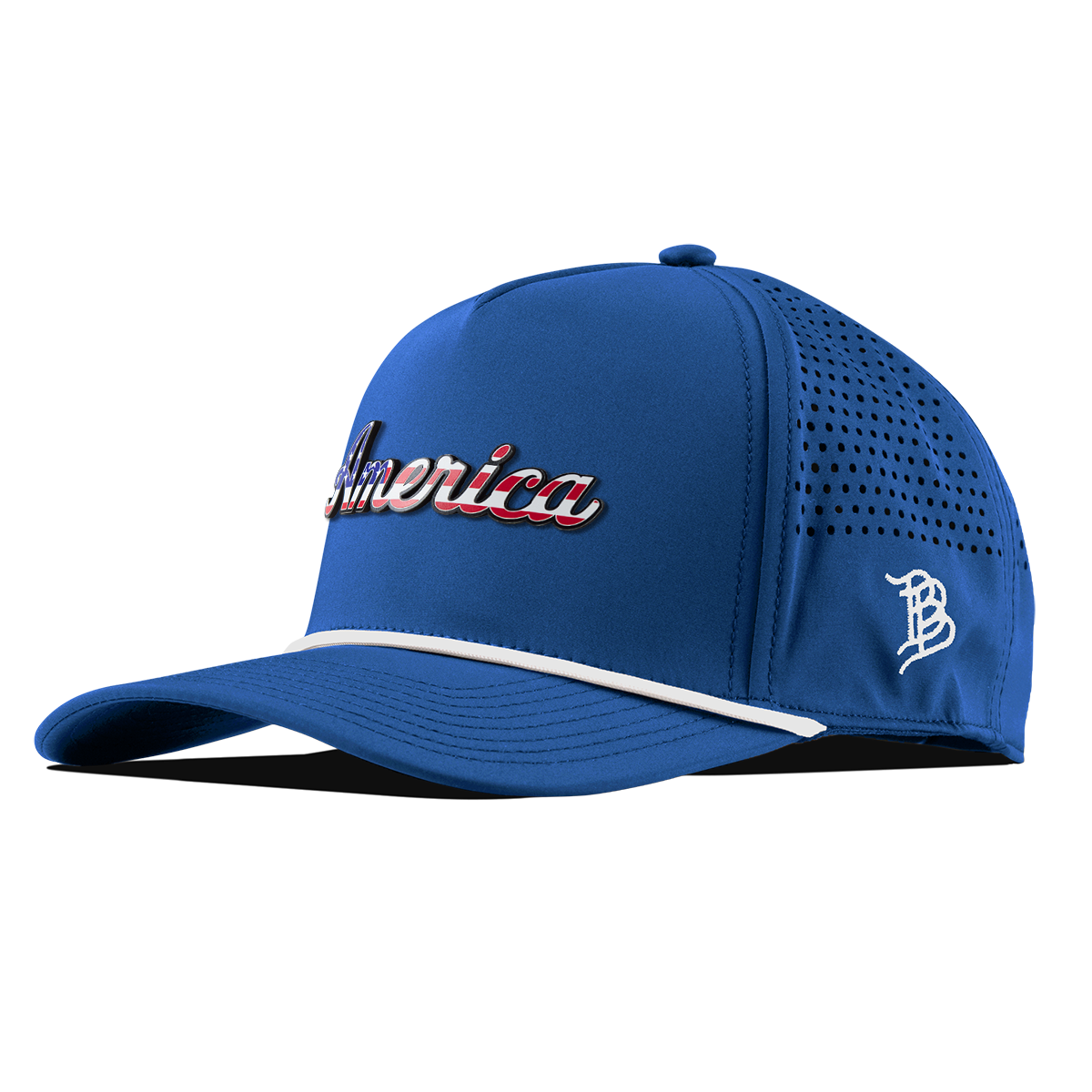 America Curved 5 Panel Rope Royal