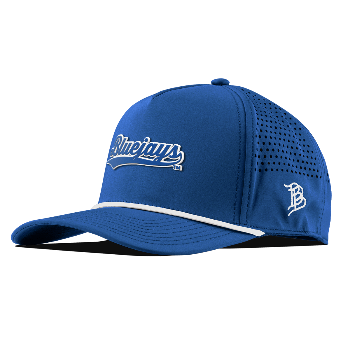 Creighton University "Bluejays Script" Curved 5 Panel Rope Royal