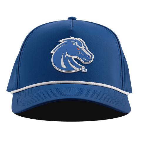Boise State University "Boise State Broncos Gray" Curved 5 Panel Rope Royal
