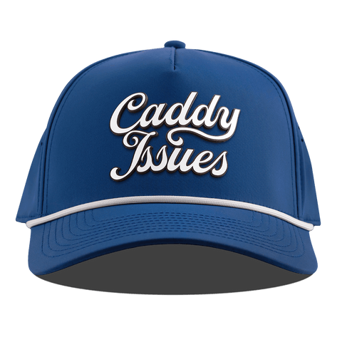 Caddy Issues Script Curved 5 Panel Rope Royal