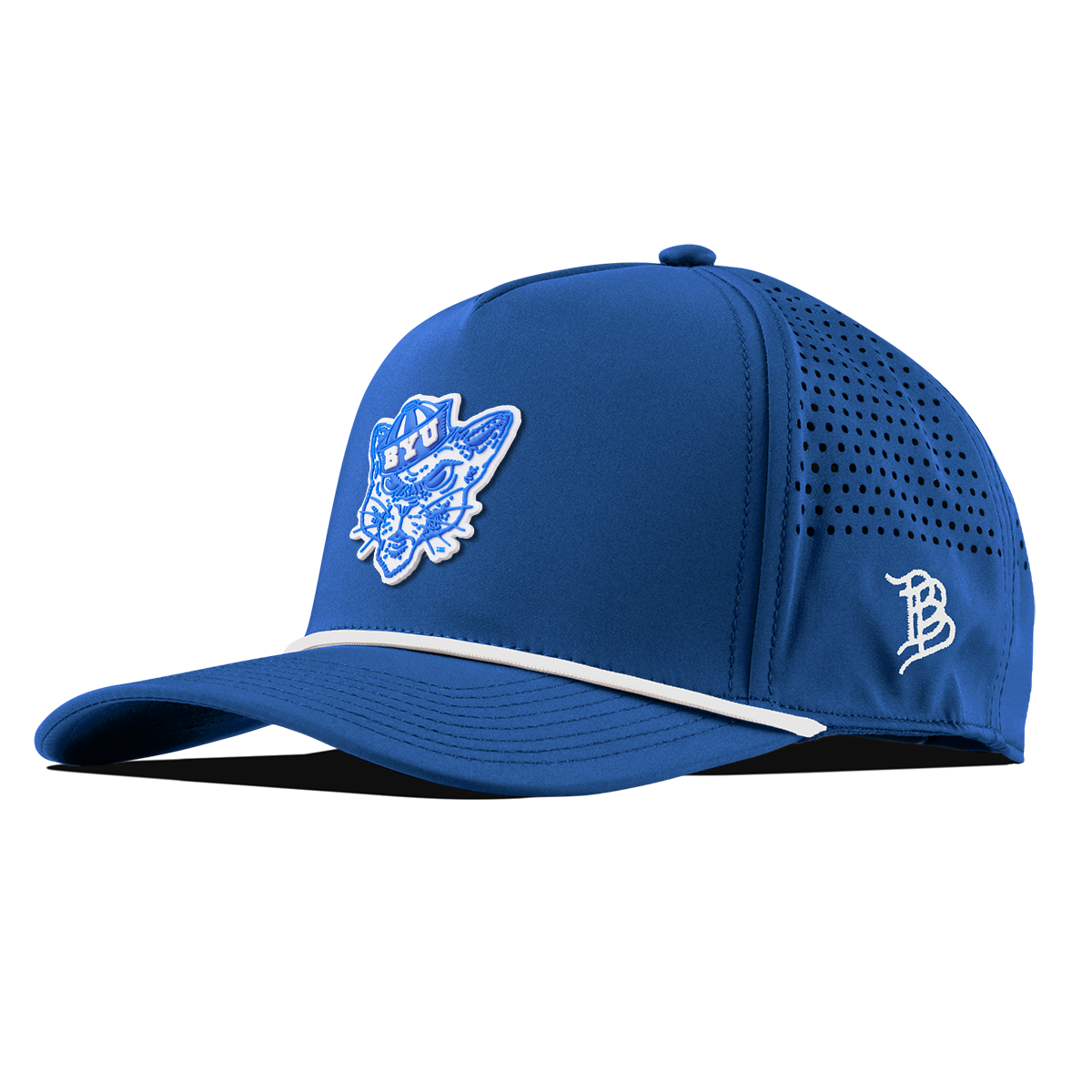 BYU "Cosmo The Cougar" Curved 5 Panel Rope Royal