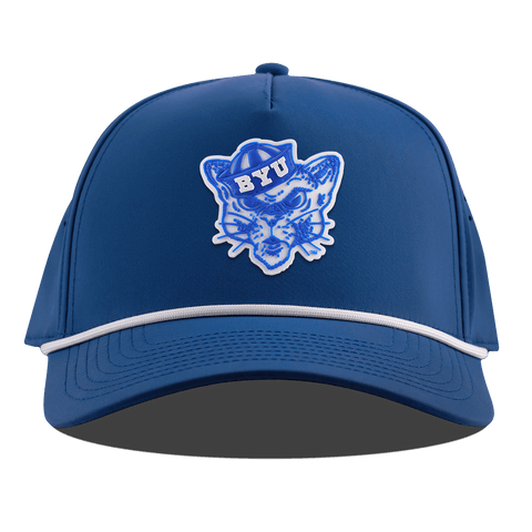 BYU "Cosmo The Cougar" Curved 5 Panel Rope Royal 