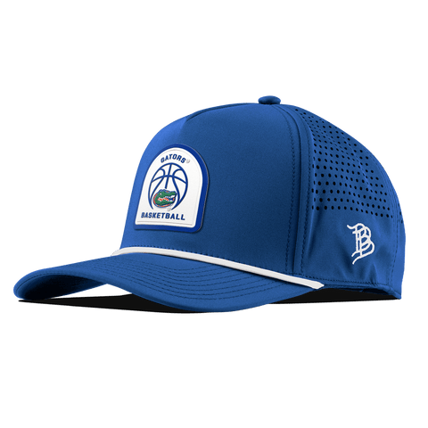 University of Florida "Gator Basketball" Curved 5 Panel Rope Royal