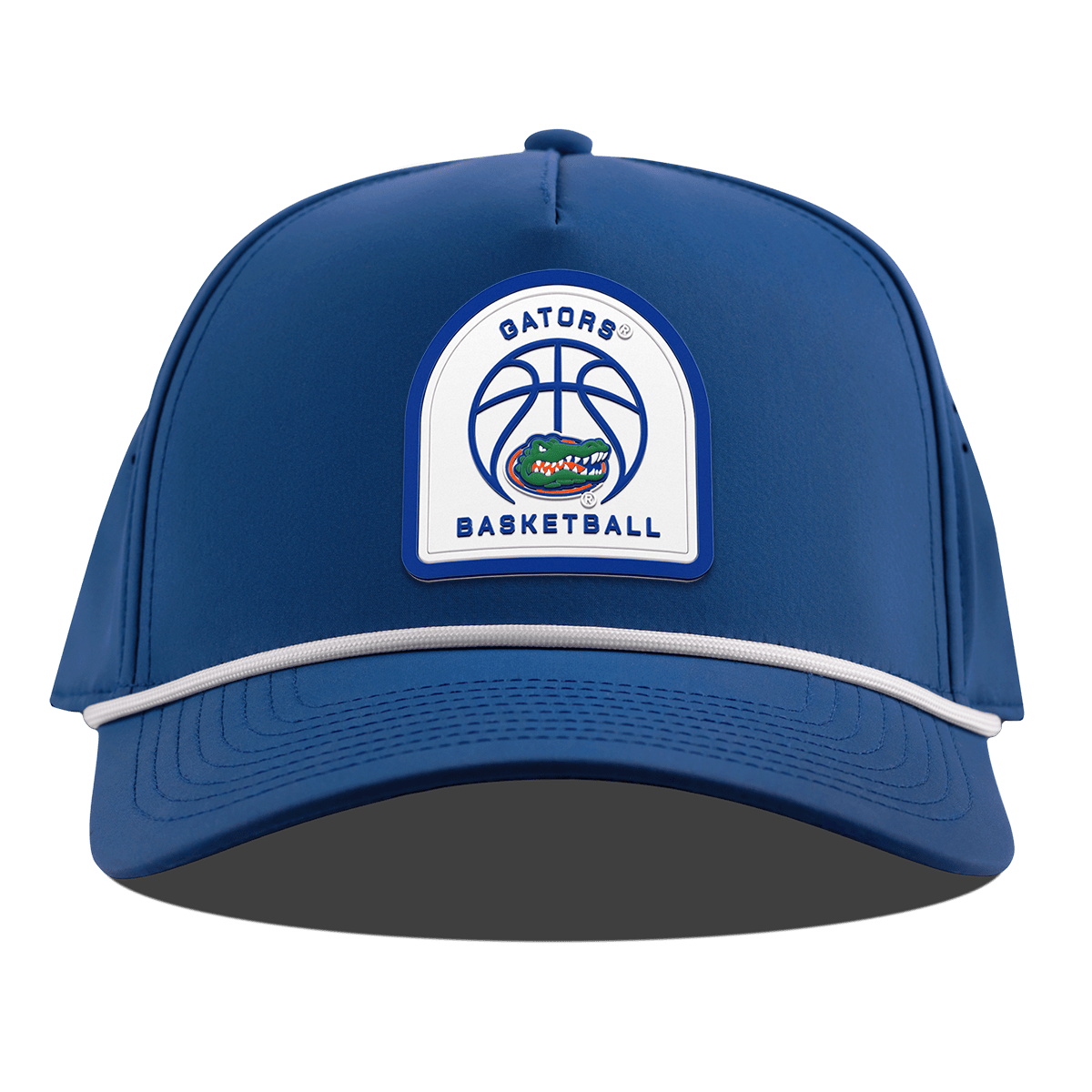 University of Florida "Gator Basketball" Curved 5 Panel Rope Royal