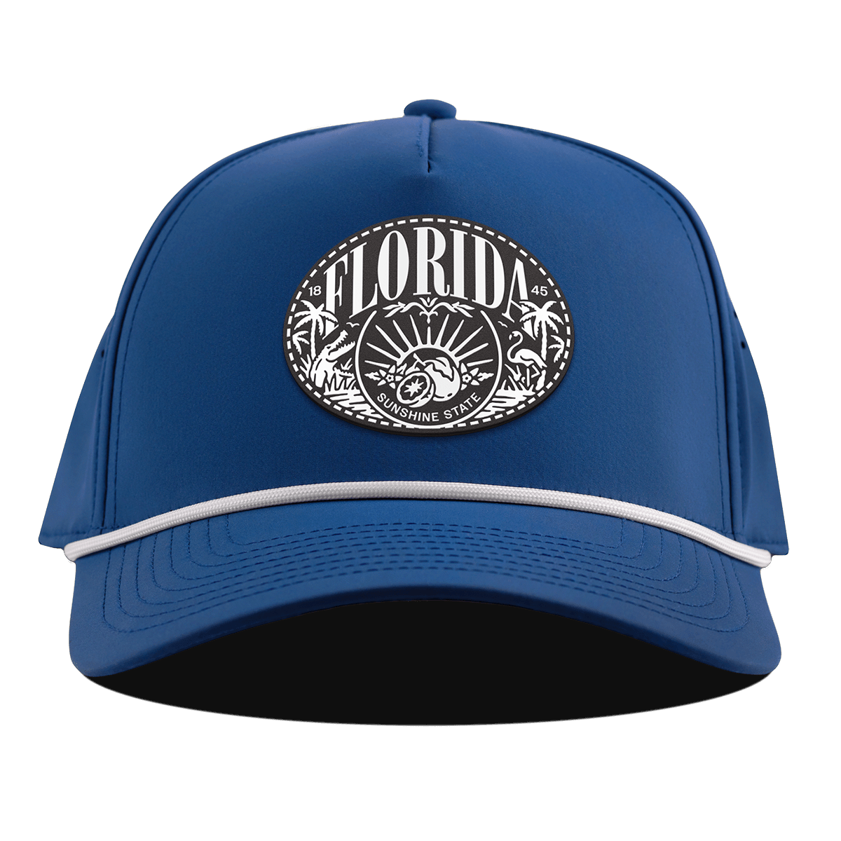 Florida Traveler Curved 5 Panel Rope Royal