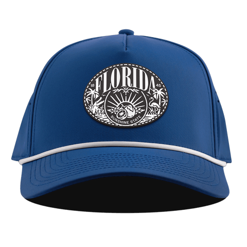 Florida Traveler Curved 5 Panel Rope Royal