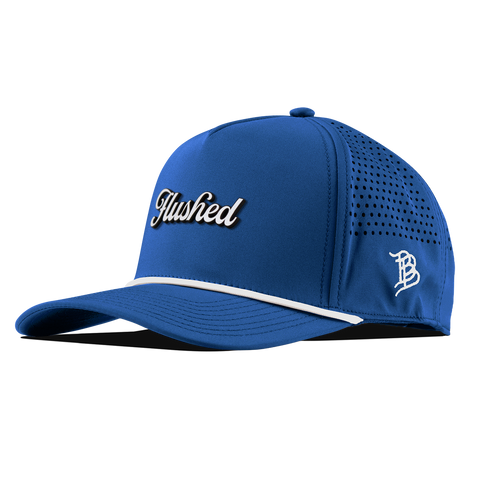 Flushed Script Curved 5 Panel Rope Royal