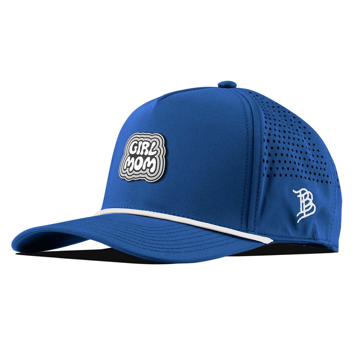Girl Mom Curved 5 Panel Rope Royal