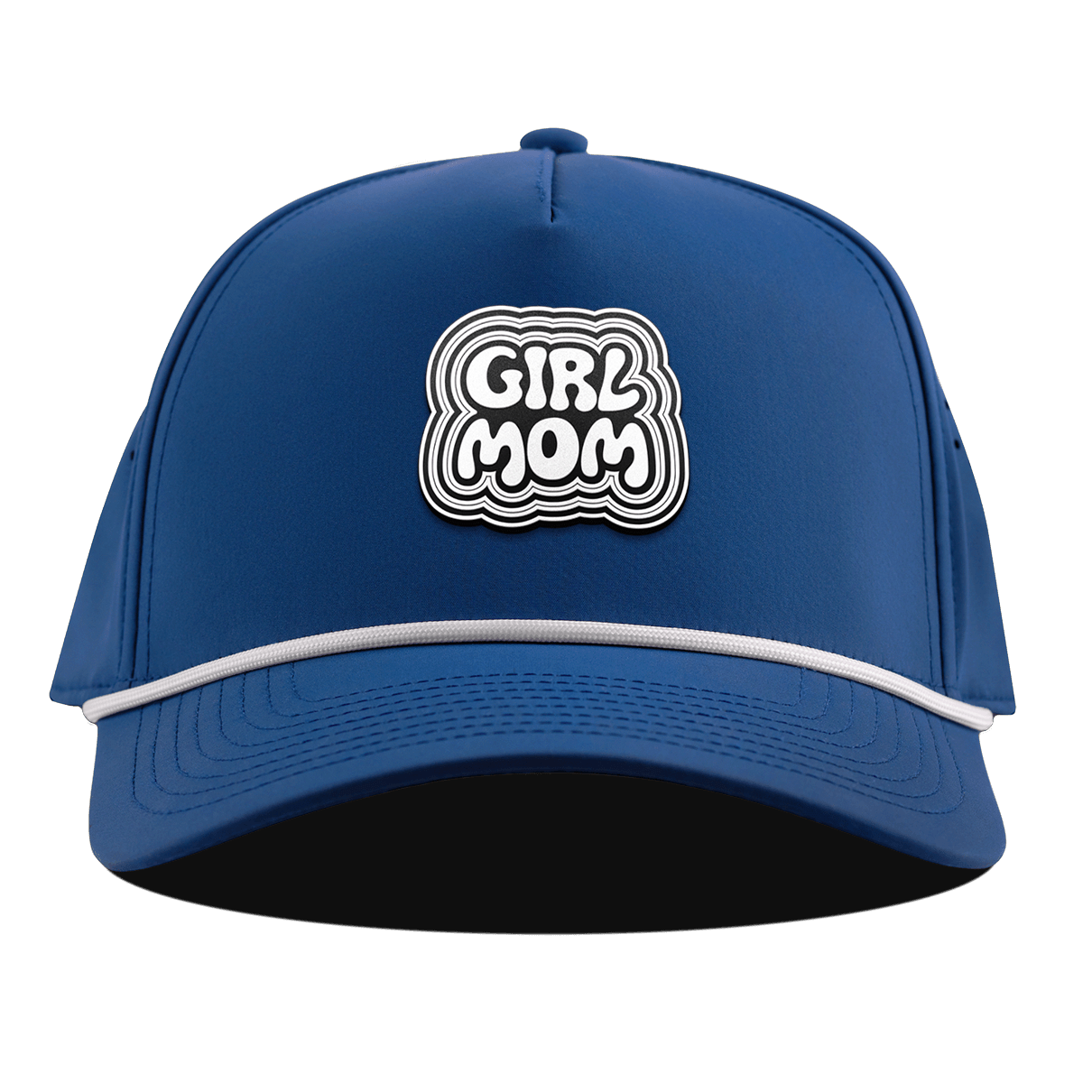 Girl Mom Curved 5 Panel Rope Royal