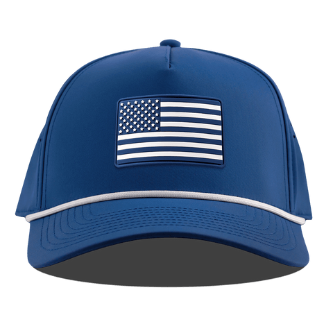 Heritage Old Glory Curved 5 Panel Rope Royal 