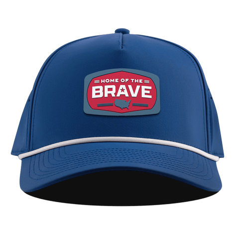 Home of the Brave Curved 5 Panel Rope Royal