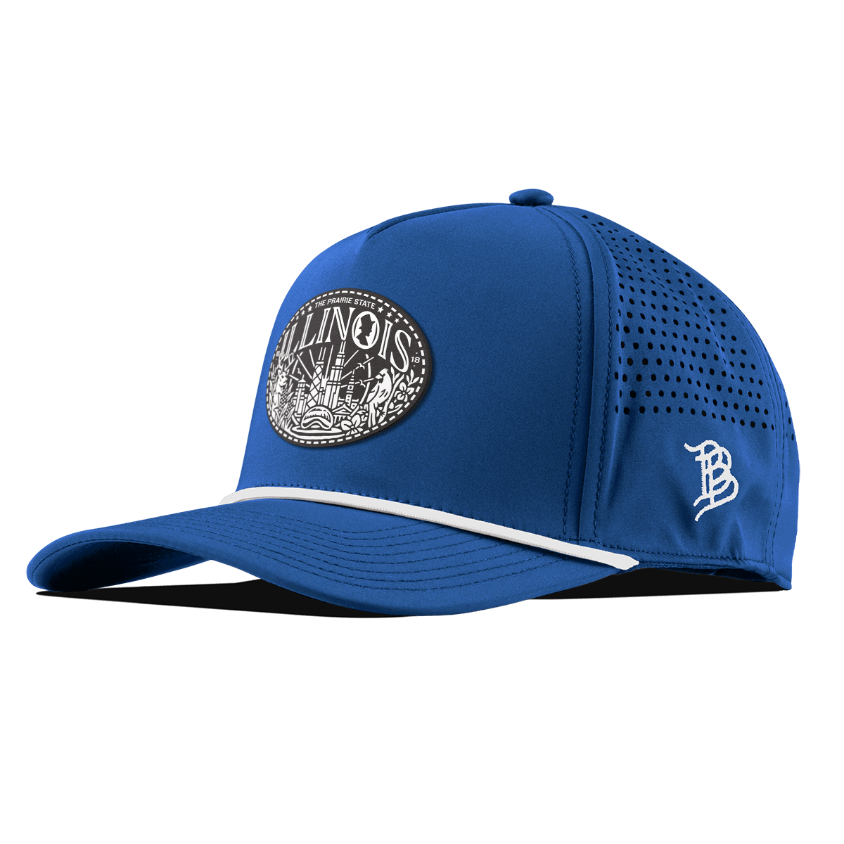 Illinois Traveler Curved 5 Panel Rope Royal