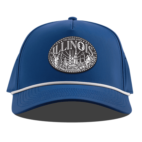 Illinois Traveler Curved 5 Panel Rope Royal