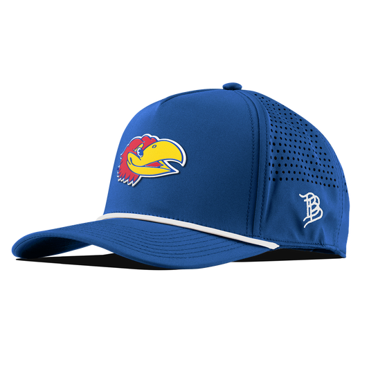 University of Kansas "KU Big Jay" Curved 5 Panel Rope Royal