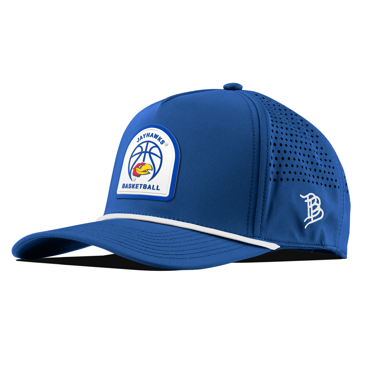 University of Kansas "Kansas Basketball" Curved 5 Panel Rope Royal