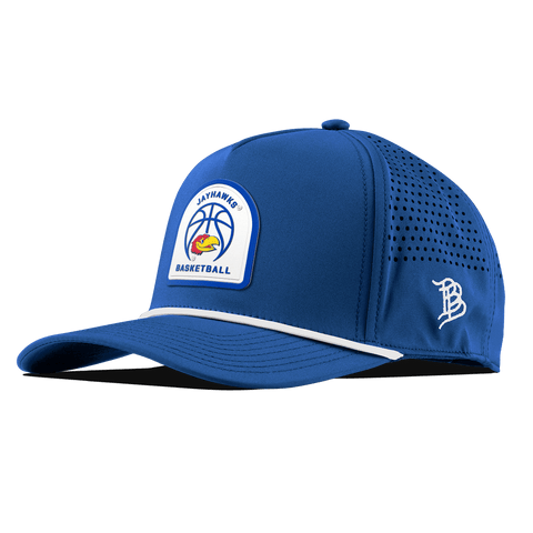 University of Kansas "Kansas Basketball" Curved 5 Panel Rope Royal