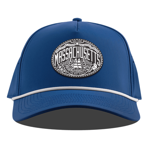 Massachusetts Traveler Curved 5 Panel Rope Royal