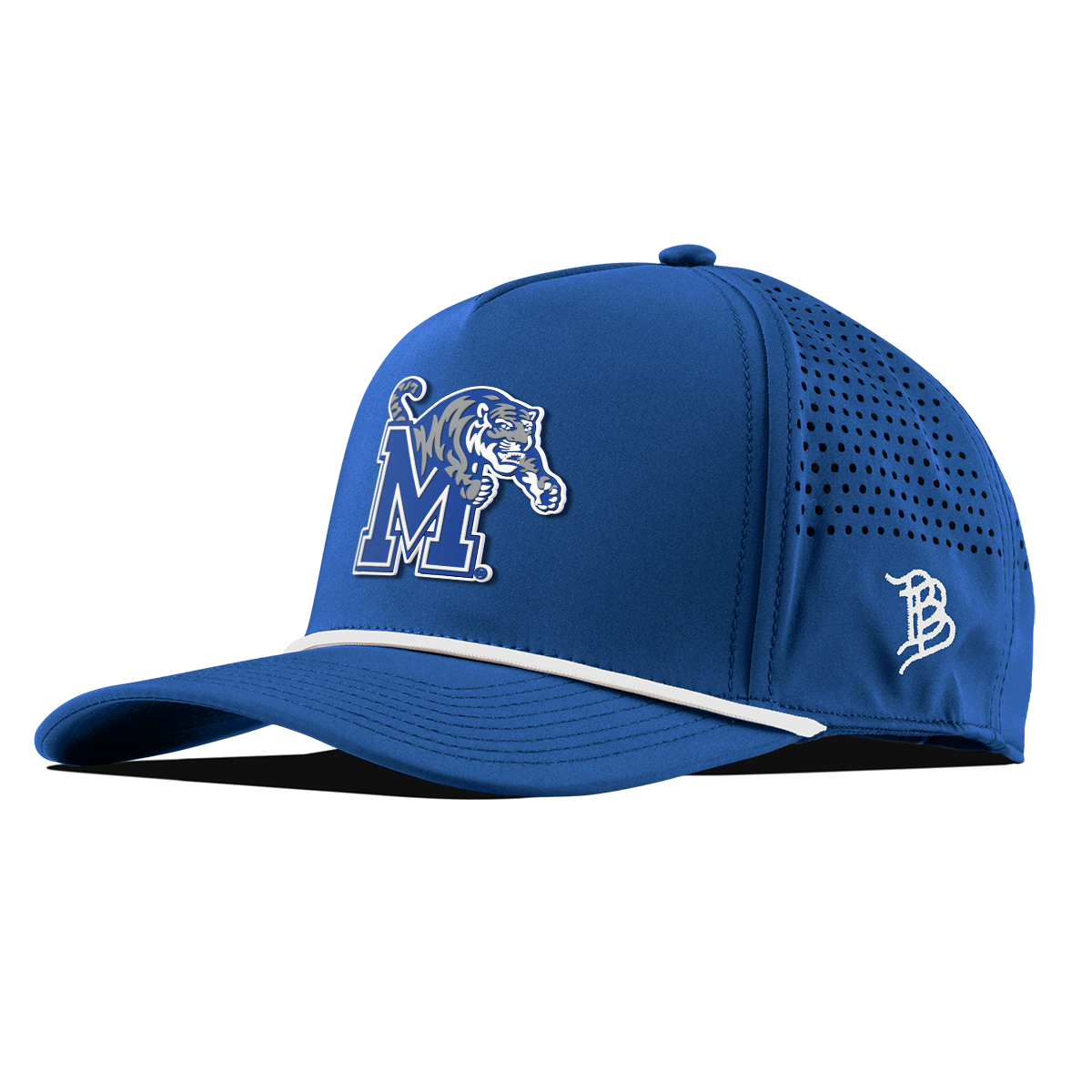 University of Memphis "Memphis Team Logo" Curved 5 Panel Rope Royal