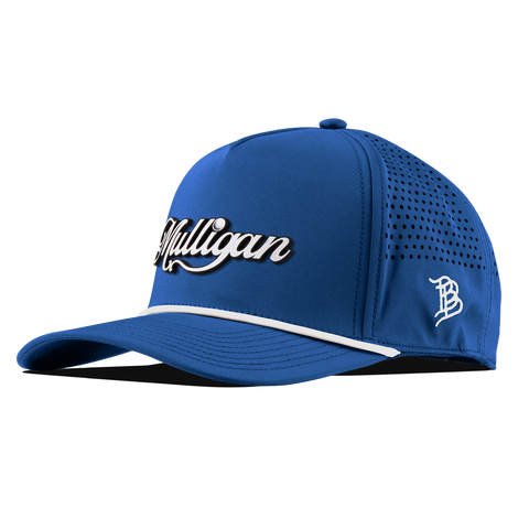 Mulligan Script Curved 5 Panel Rope Royal