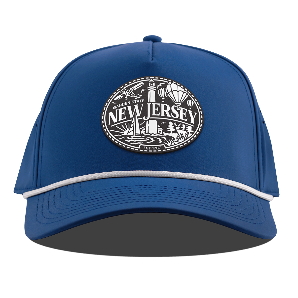 New Jersey Traveler Curved 5 Panel Rope Royal