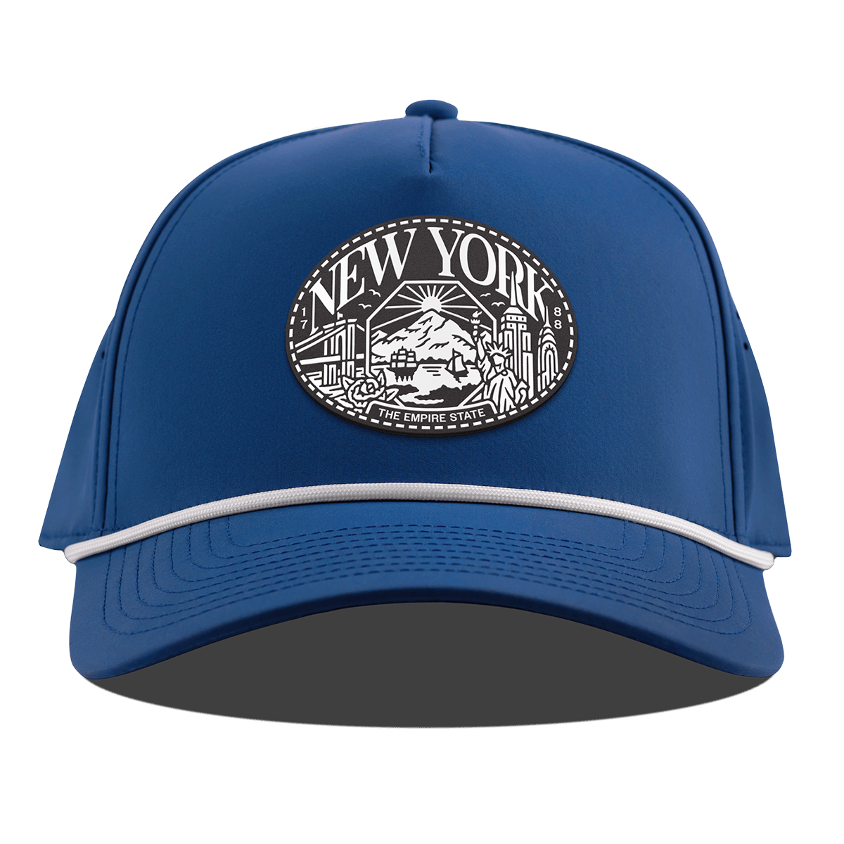 New York Traveler Curved 5 Panel Rope Royal