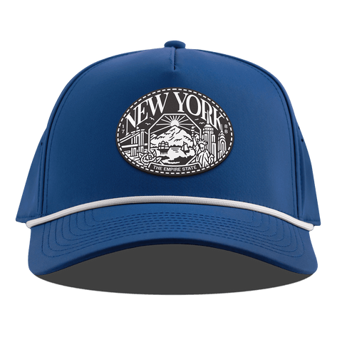 New York Traveler Curved 5 Panel Rope Royal