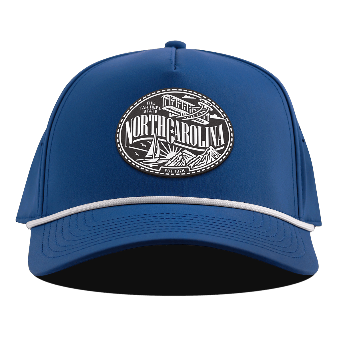 North Carolina Traveler Curved 5 Panel Rope Royal
