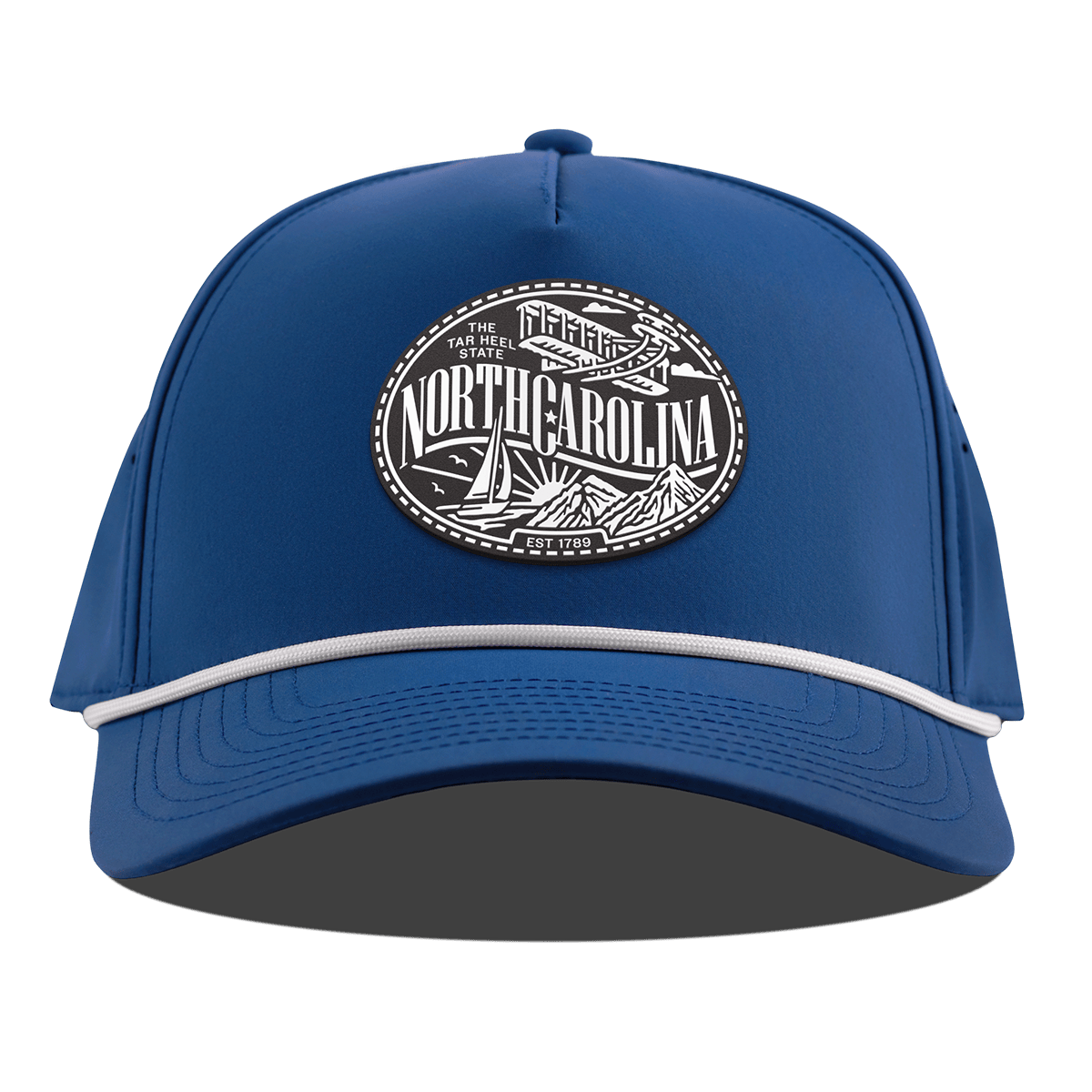 North Carolina Traveler Curved 5 Panel Rope Royal