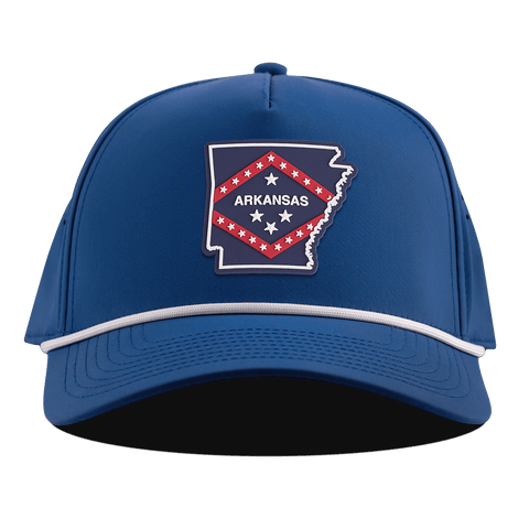 Arkansas Patriot Series Curved 5 Panel Rope Royal