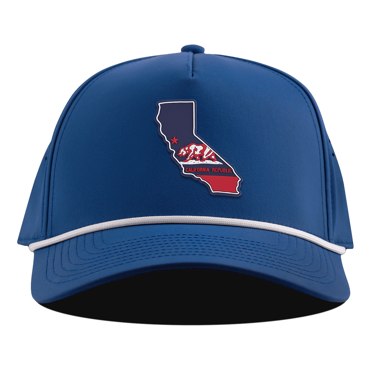 California Patriot Series Curved 5 Panel Rope Royal
