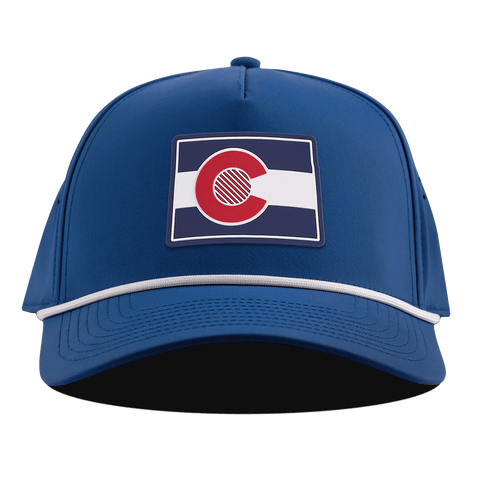 Colorado Patriot Series Curved 5 Panel Rope Royal
