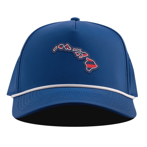 Hawaii Patriot Series Curved 5 Panel Rope Royal