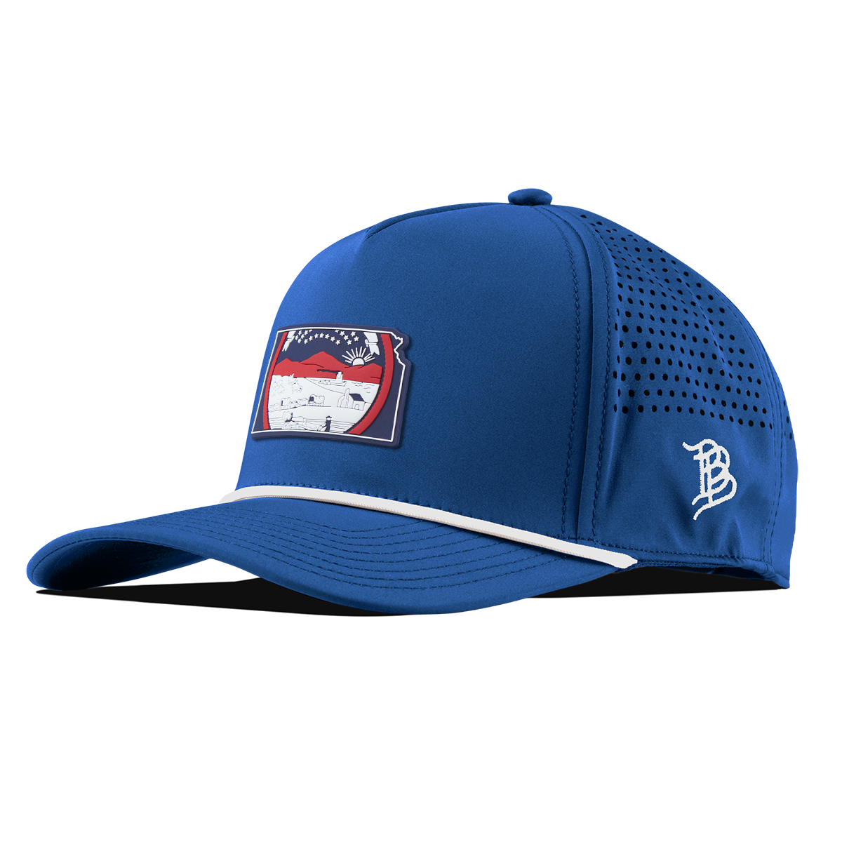 Kansas Patriot Series Curved 5 Panel Rope Royal