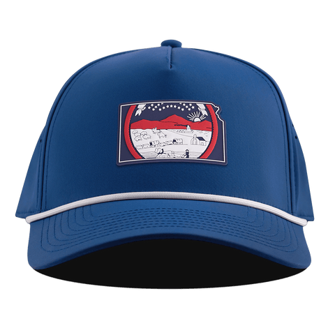 Kansas Patriot Series Curved 5 Panel Rope Royal