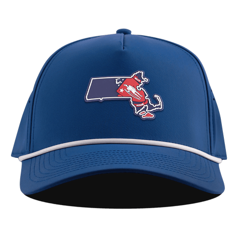 Massachusetts Patriot Series Curved 5 Panel Rope Royal